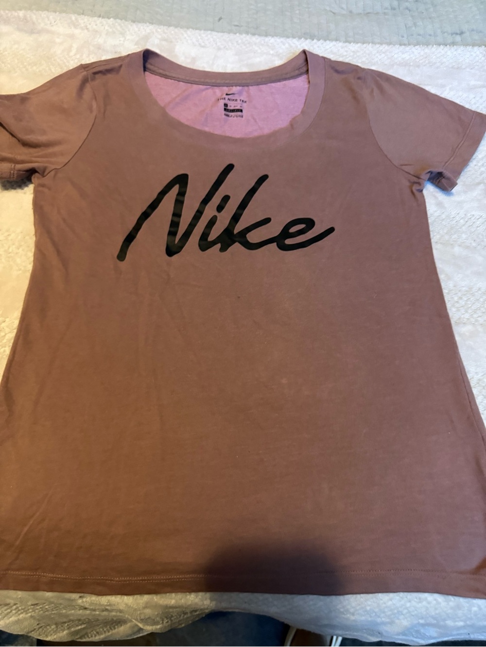Nike Dusty Pink Dri-Fit Crew Tee